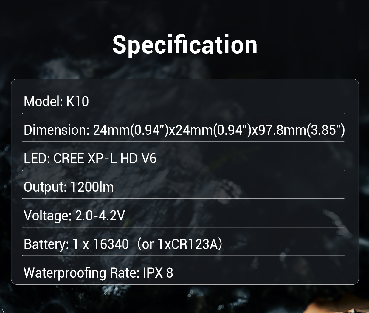 ΦΑΚΟΣ KLARUS K10 GREEN